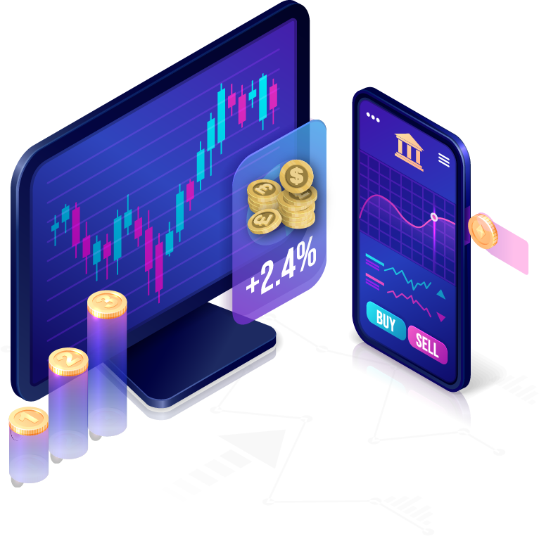 Trading platform illustration