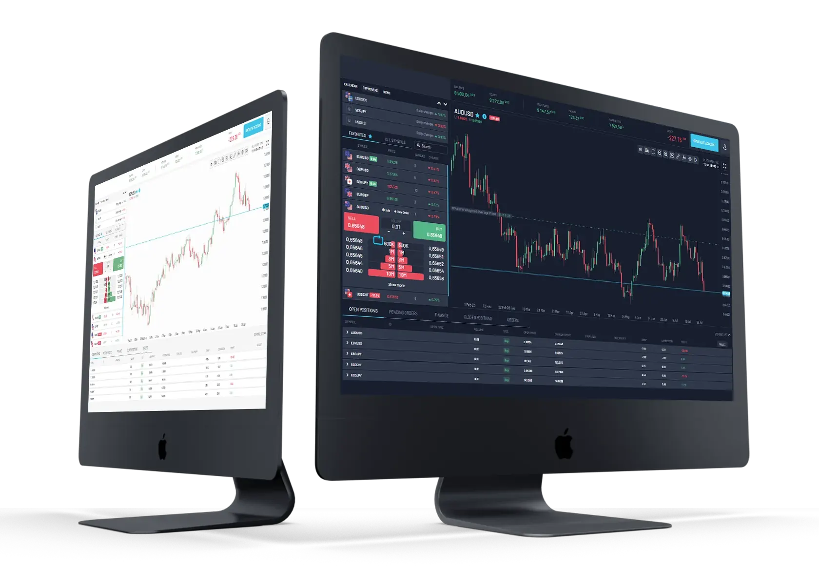 Tailored trading accounts illustration